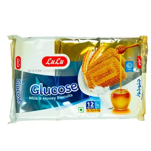 Lulu Glucose Milk And Honey Biscuits 12 x 55pcs