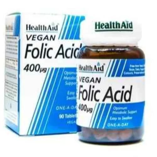 Health Aid Folic Acid 400 Mg 90 Tab