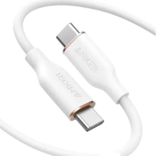 Anker Powerline Iii Flow Usb-C To Usb-C 6Ft Cable White