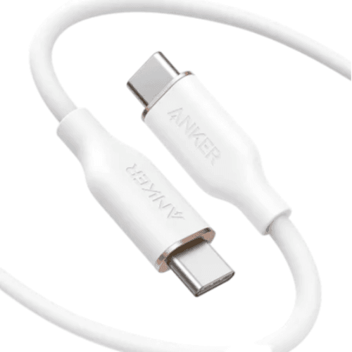 Anker Powerline Iii Flow Usb-C To Usb-C 6Ft Cable White