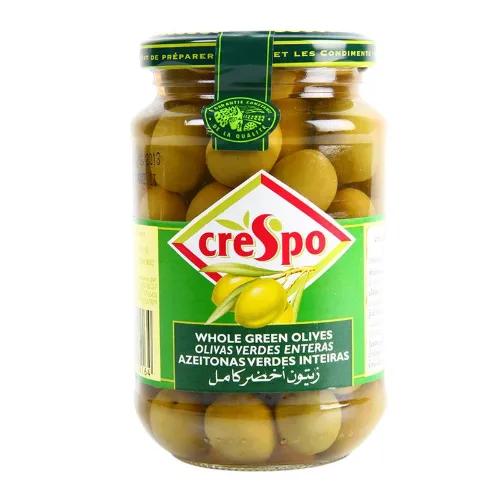 Crespo Whole Green Olives In Brine 830 Gr