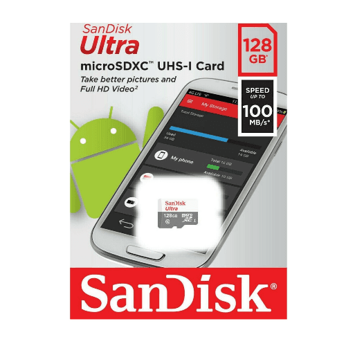 Sandisk Ultra Micro Sd Memory Card 128Gb