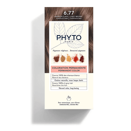 PHYTOCOLOR 6.77 LIGHT BROWN CAPPUCCINO (NEW)