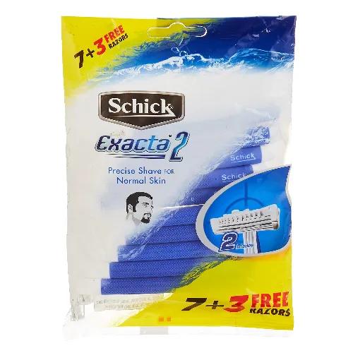 Schick Exacta 2 Razor Regular Men 7+3 Free