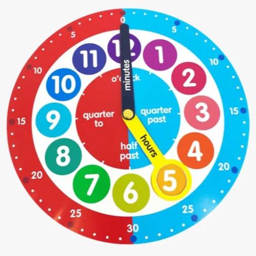 Elc Card Teaching Clock