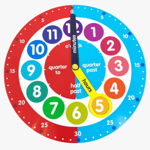 Elc Card Teaching Clock