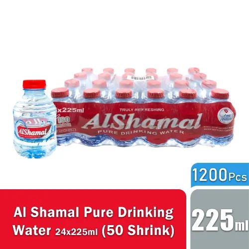 Al Shamal Pure Drinking Water 24X225Ml, 50 Carton