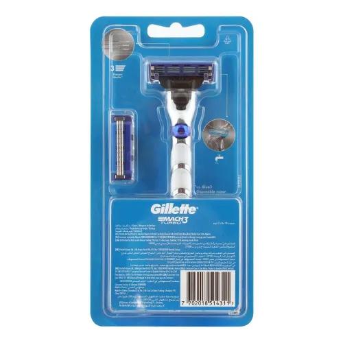 Gillette Mach 3 Turbo 3D Razor 1 Pack