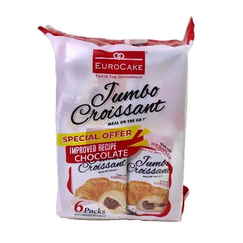 Euro Cake Jumbo Croissant Chocolate - 50G X 6Pcs Multipack