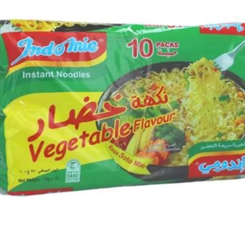 Indomie Instant Noodles Vegetable Flavor 10 X 75G