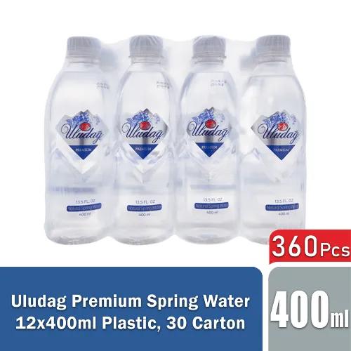 Uludag Premium Spring Water 400Ml Plastic, 30 Carton