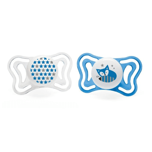 CHICCO SILICONE SOOTHER PHYSIO LIGHT BOY 6-16M 2PCS