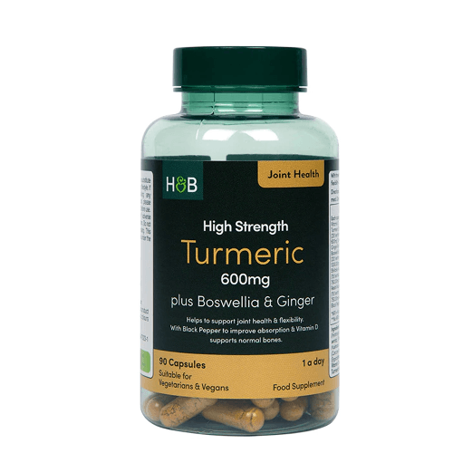 H&B Hs Turmeric 600Mg Plus Boswellia & Ginger 90 Capsules