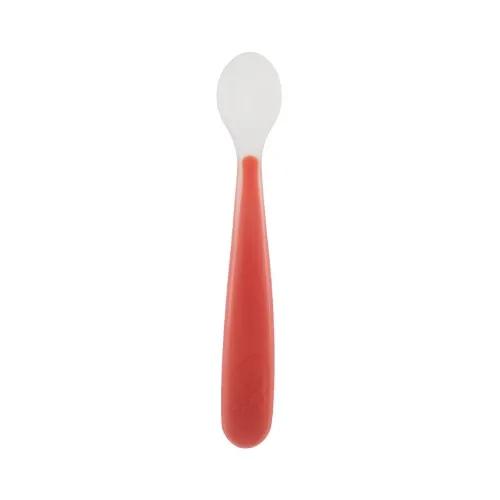 CHICCO SOFT SILICONE SPOON 6M+  RED