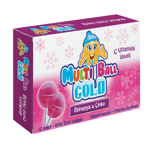 Multi Ball Lollipops Echinacea Vitamin C + Zinc - 12'S