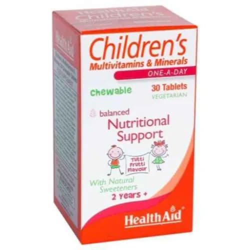 Health Aid Children's Multivitamins & Minerals 30 Chewable Tab