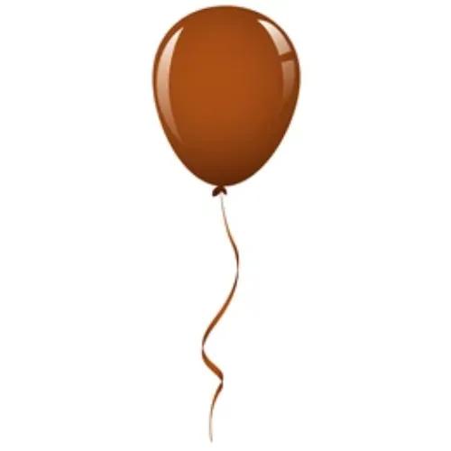 Brown Helium Balloon 12 Inch