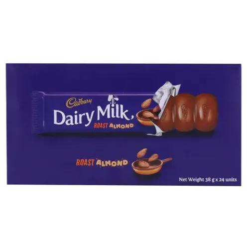 Cadbury Dairy Milk With Roasted Almonds 38 Gr