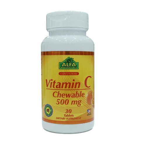 Alfa Vitamin-C 500Mg Chewable Tablet - 30'S