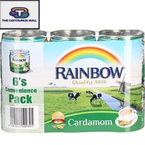 Rainbow Evaported Milk Cardamom 6X170G 10% Off