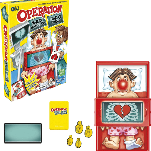Hasbro Gaming Operation X-Ray Match Up Board Game