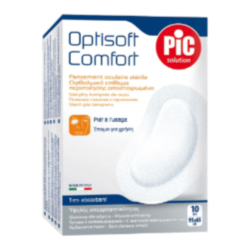 Pic Optisoft Comfort Sterile Eye Dressing (95 X 65 Mm) - 10'S