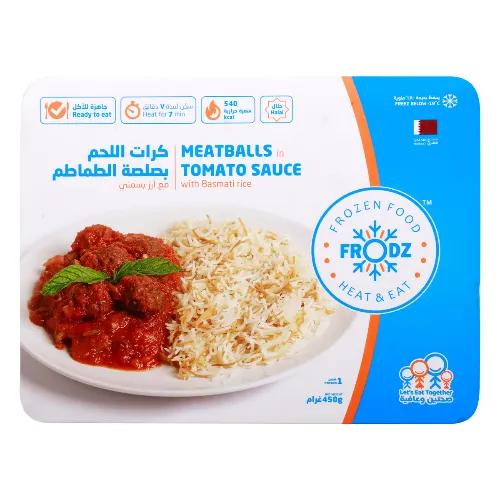 Frodz Meatballs T/S Basmati Rice 450g