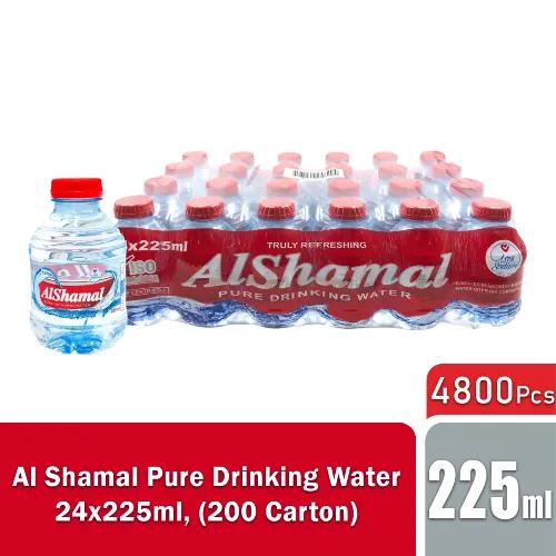 Al Shamal Pure Drinking Water 24X225Ml, 200 Carton