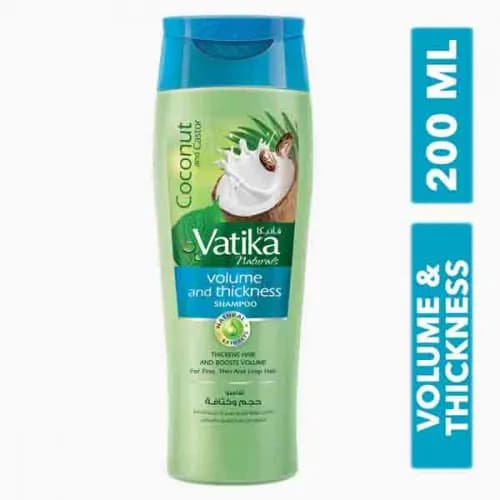 Dabur Vatika Shampoo Volume & Thickness 2X400 Ml