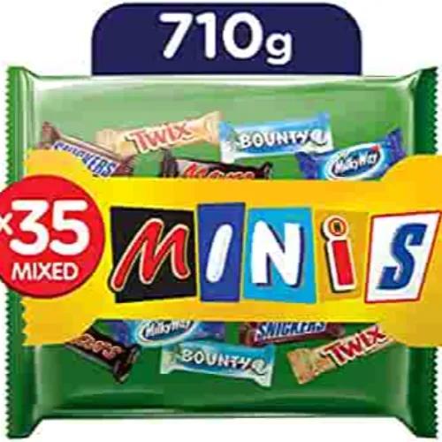 Best Of Minis Assorted Bars (35 Pieces) 710 Gr