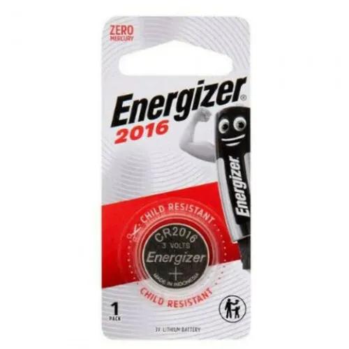 Energizer 2016 3V Lithium Battery Mercury Free 1 Piece