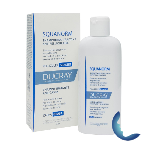 Ducray Squanorm Shampoo For Oily Dandruff (Buy 2 Get 1 Free) - 200 Ml