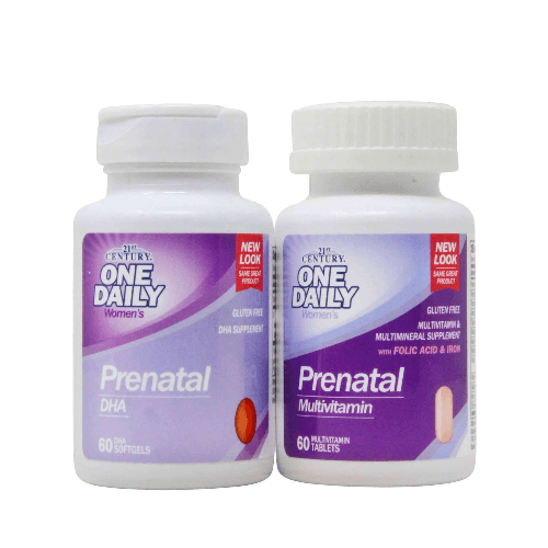 21St Century Prenatal Dha - 60 Tablets + 60 Softgels