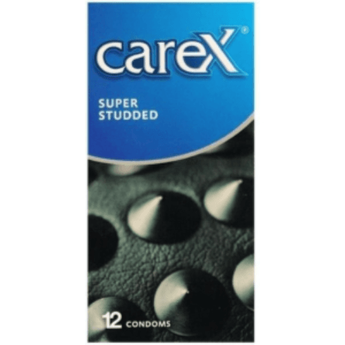 Carex Super Studded Condoms - 12'S