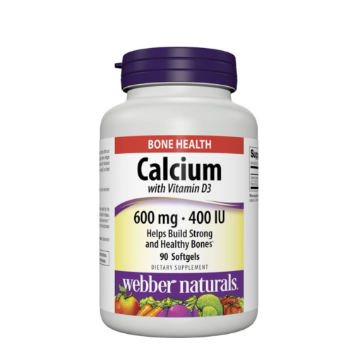 Webber Naturals Calcium & Vit D3 Softgels - 90'S