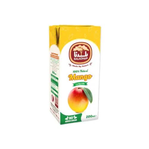 Baladna Long Life Mango Juice - Sugar Free 200 Ml