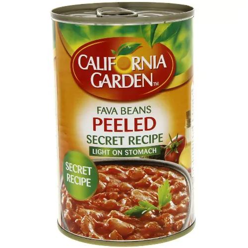 California Garden Secret Recipe Low Fat Fava Beans - Gluten Free,Artificial Flavors,High Fiber 450 Gr