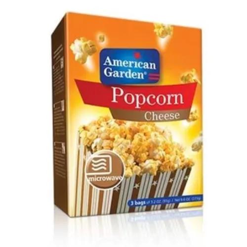 American Garden Microwavable Cheese Popcorn (3 Sachets) 273 Gr