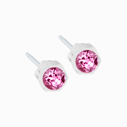 Blomdahl Bezel Earring (Rose)