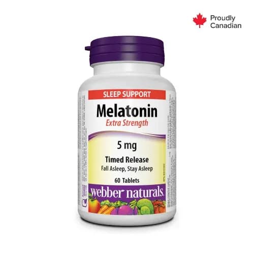 Webber Naturals Melatonin Extra Strength 5mg