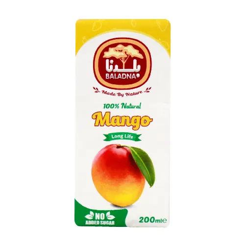 Baladna Mango Drink - No Added Drink 6 X 200 Ml