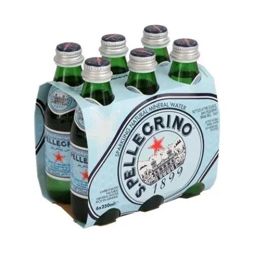 San Pellegrino Carbonated Natural Mineral Water 6X250Ml