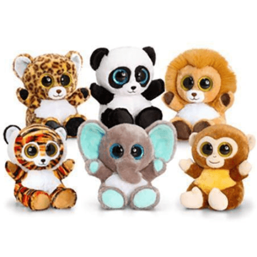 Keel Toys 25cm Animotsu Wild Animal Plush Toys (Sold Separately Subject to Availability)