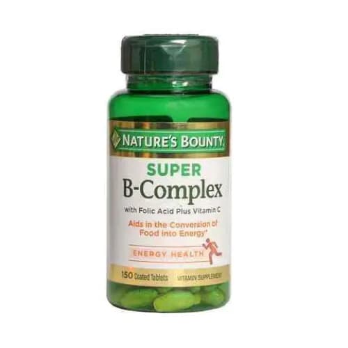 Natures Bounty Super B-complex With Folic Acid Plus Vitamin C