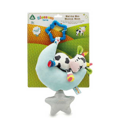 Blossom Farm Cow  Musical Pull Toy