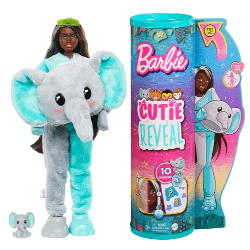 Barbie Cutie Reveal Jungle Friends Series Elephant - 923065