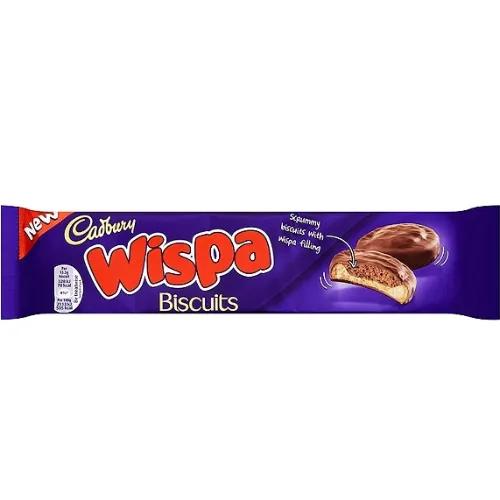 Cadbury Wispa Milk Chocolate Biscuits 124 Gr