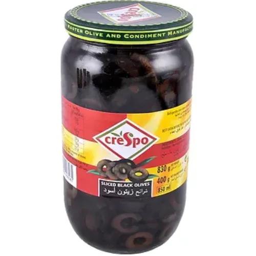 Crespo Sliced Black Olives 830 Gr