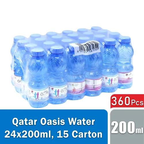 Qatar Oasis Water 24X200Ml, 15 Carton