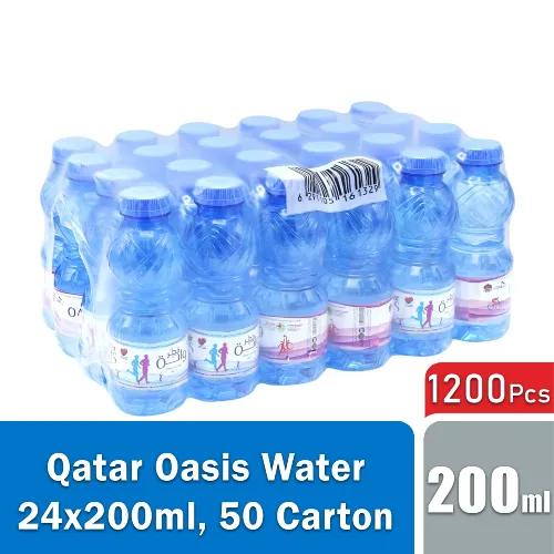 Qatar Oasis Water 24X200Ml, 50 Carton